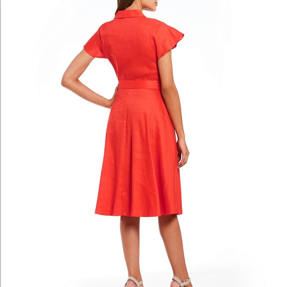 Antonio Melani, Serena Linen Tie Waist Dress. - Picture 2 of 2